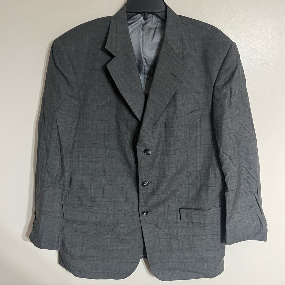 Men’s E. David Barney Clothiers 100% Wool 3 Button Suit Jacket Size 43‎ Regular
